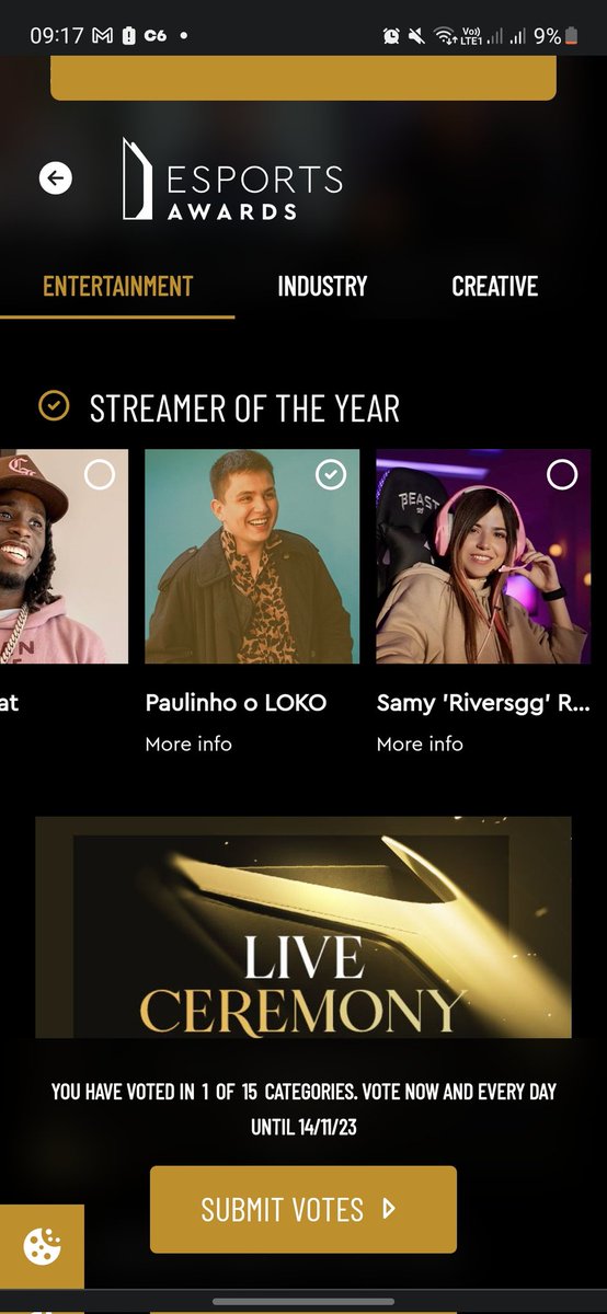 Jhemyson_Oroski's tweet image. Vamos lá vamos conseguir #PaulinhoOloko #esportsawards