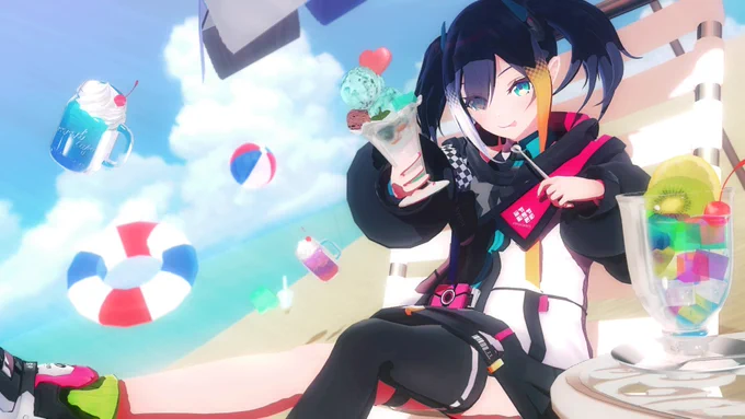 #今月作ったMMDを晒そう 今月はバインちゃん月でした