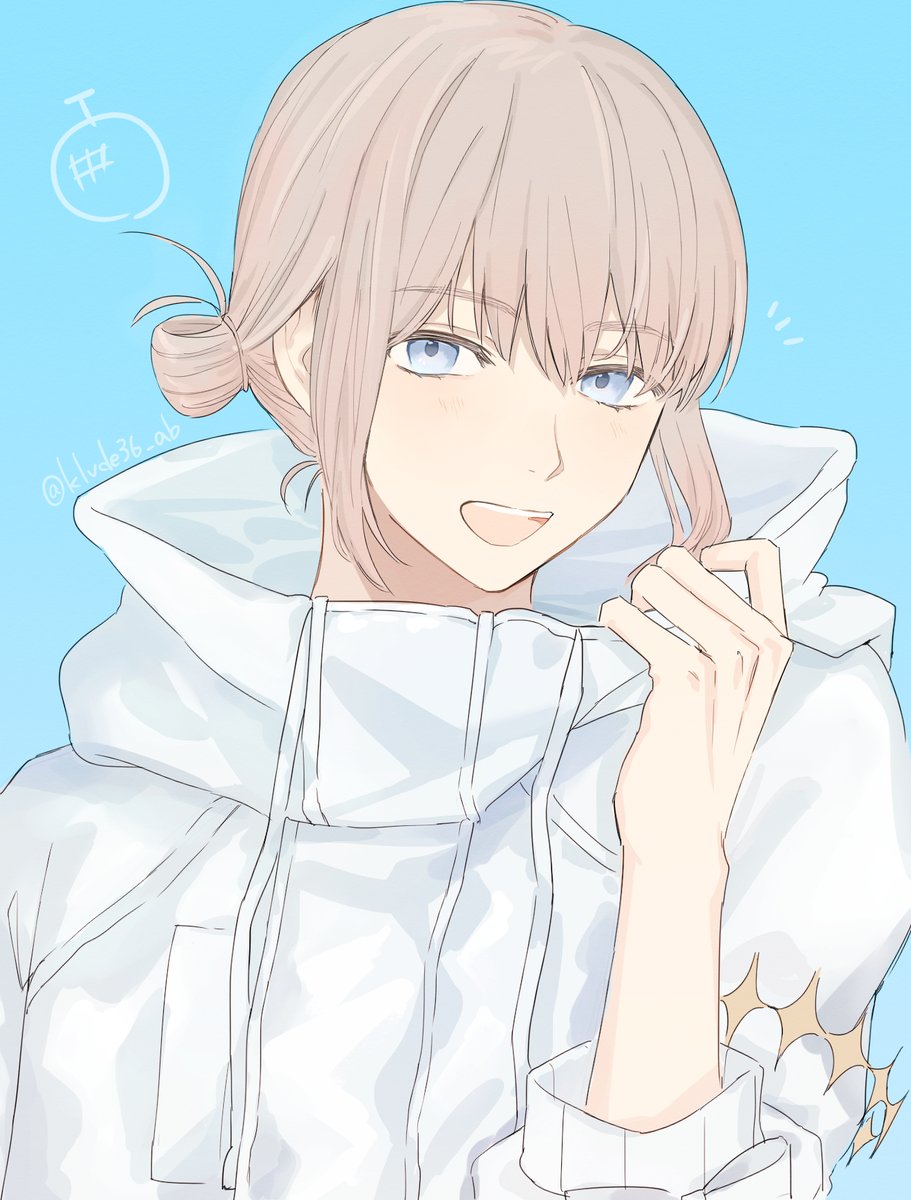 オベロン(Fate) 「オベロンさん水着霊衣すてきだね…かわいいね……の突発絵です」|えびのイラスト