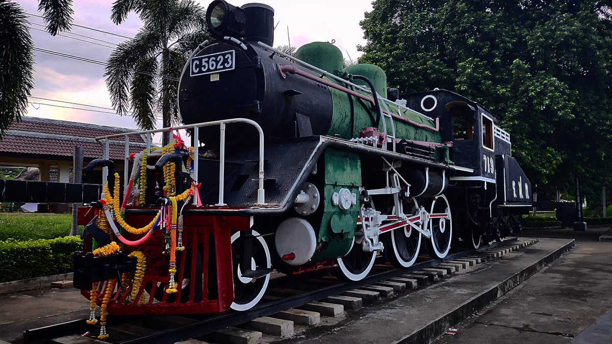 Nanee_1941's tweet photo. The Bridge on the River Kwai + steam locomotive https://t.co/akN2piXpwy