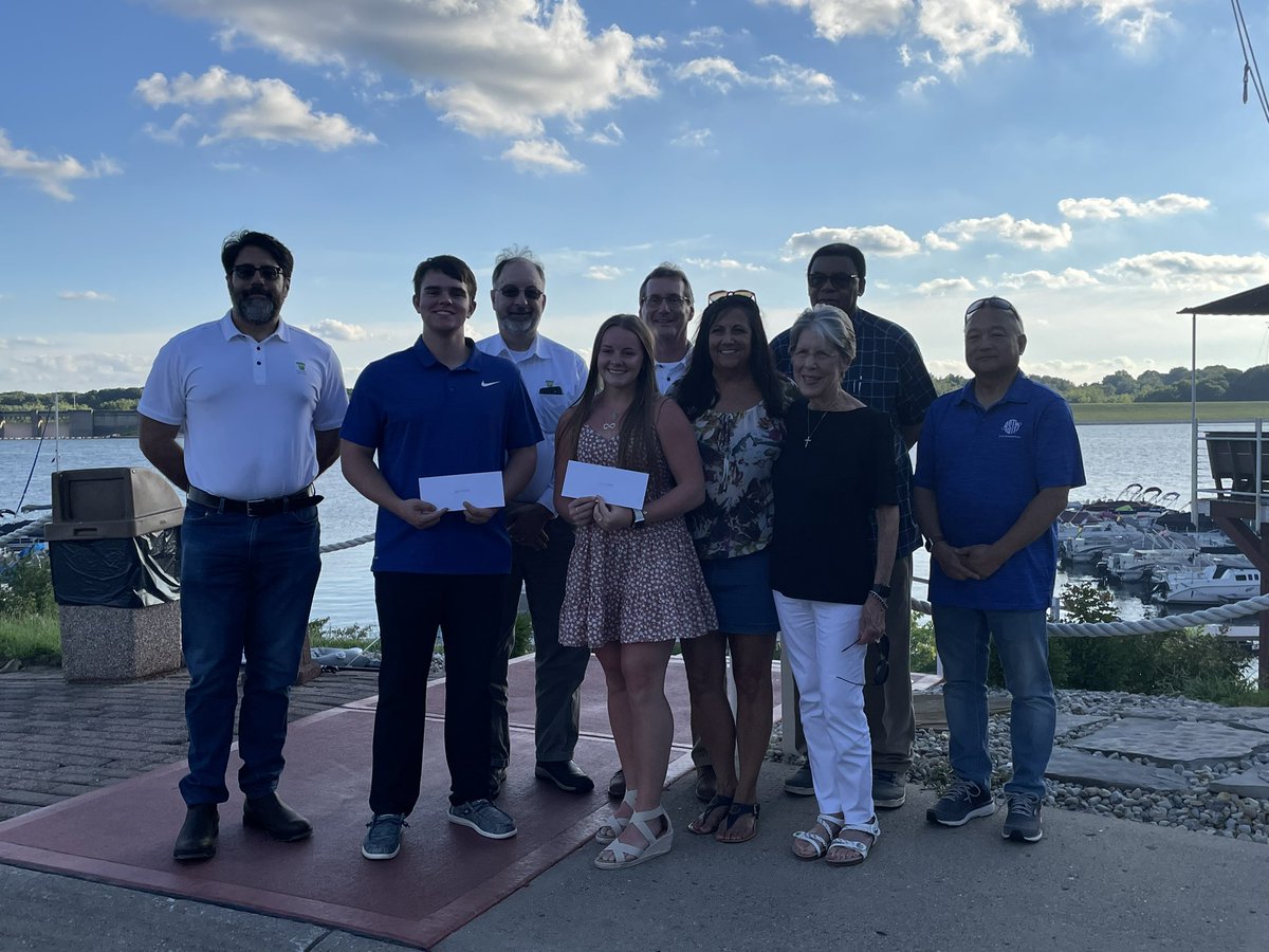 Great dinner last night to celebrate Molly as the winner and Bryce from Orleans for runner-up in the Society of Plastics Engineers scholarship! Two winners for Indiana! Congrats to you both👏🏼<a href="/mollyurban7/">Molly Urban</a>