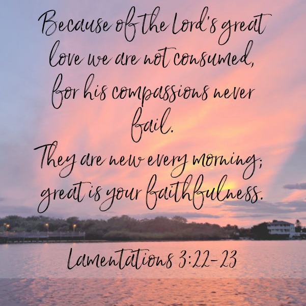 TrinityBurl's tweet photo. #lamentations3verses22and23 #summer #rest #renewal #trinityburlington https://t.co/XsFodFiRAy