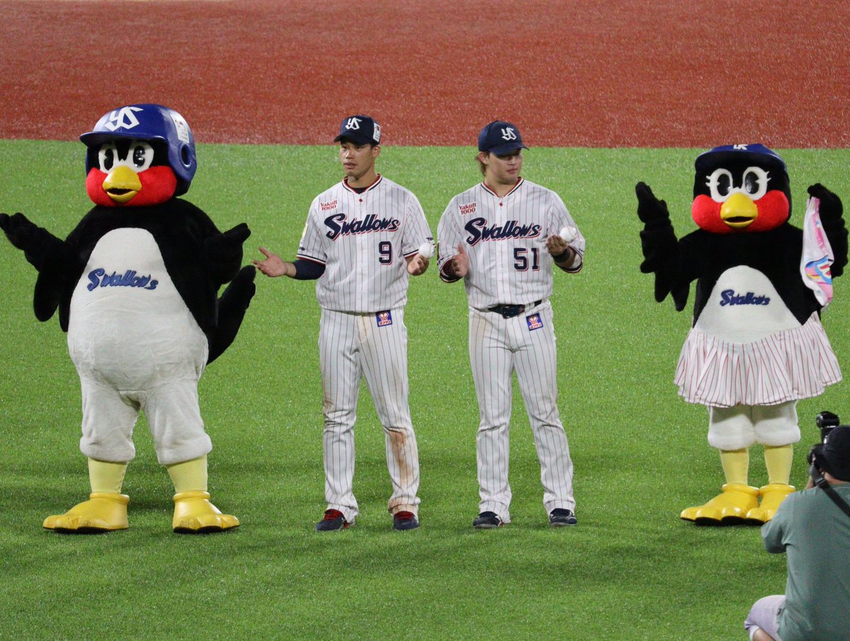 ucchiii1126's tweet photo. すわほー!!!
現地で最高の試合が観れました！
塩見くんと濱田くんの猛打賞&amp;ムネのホームラン最高でした⚾️
 #swallows  #すわほー https://t.co/MtRrdcI9JA