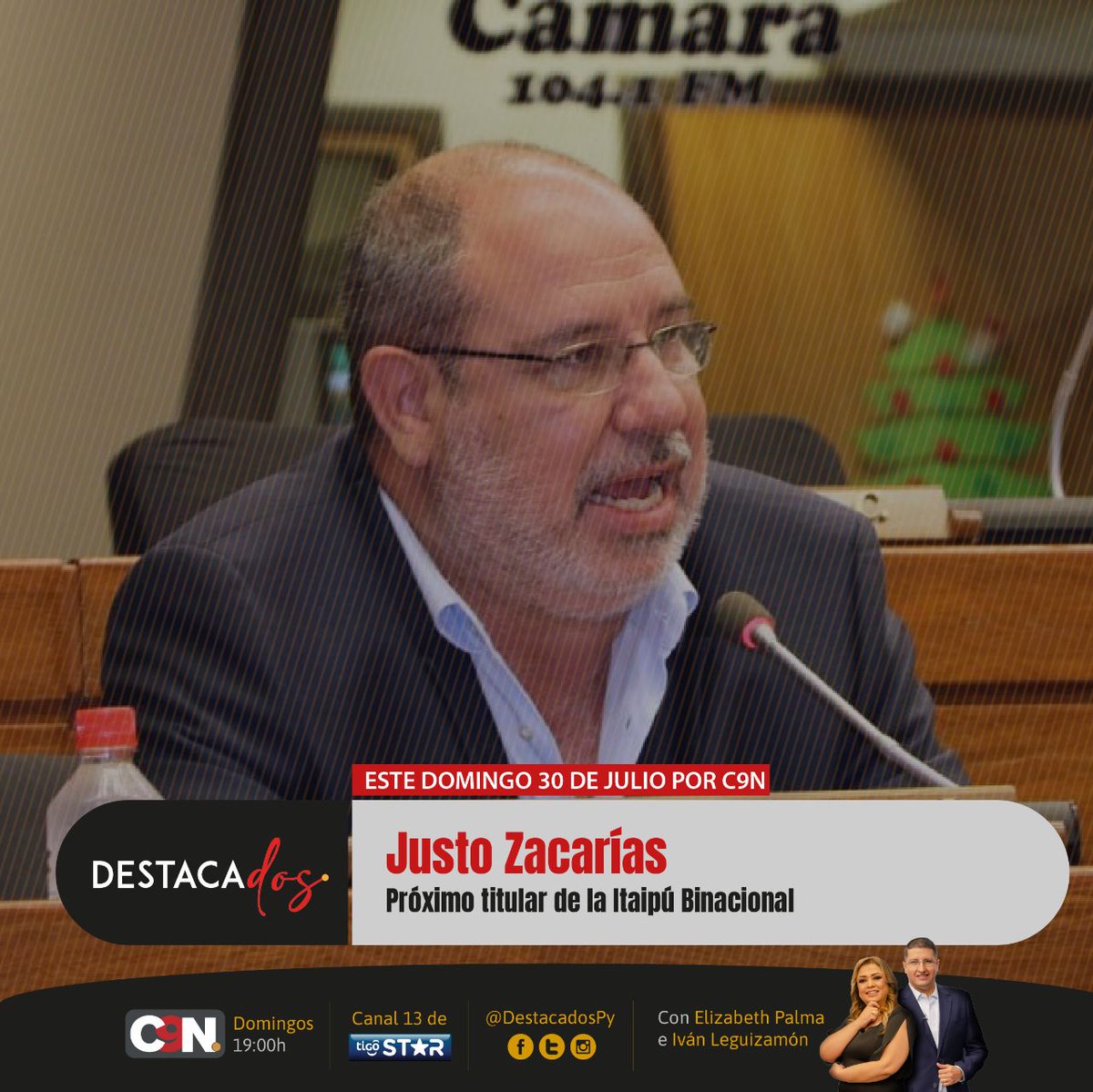 Destacadospy's tweet photo. Únete a nosotros esta noche, para conversar con los destacados de esta semana.

#Destacadospy todos los domingos a las 19 por #C9N con #LaVerdadDetrásDeLaNoticia https://t.co/XWarluIan8