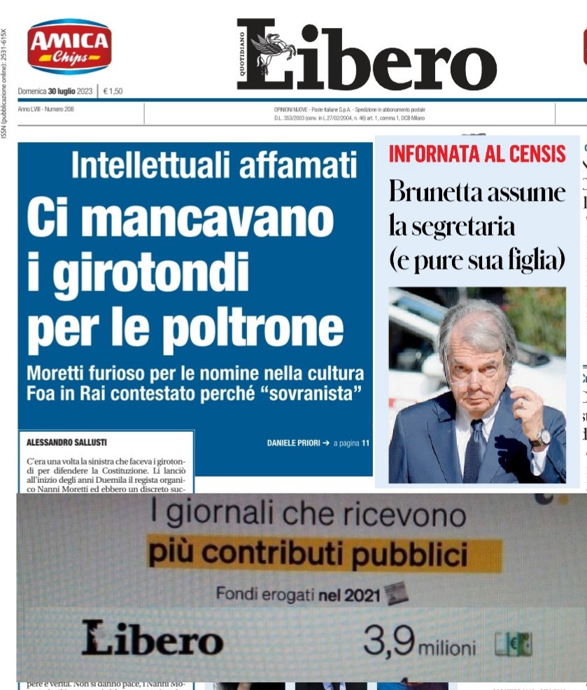 Un megafono di sto #GovernoDellaVergogna #governodeipeggiori, ladri del #RedditoDiGiornalanza, accusa le opposizioni di essere poltronisti quando il #GovernoInfame ha occupato tutte le poltrone possibili e immaginabili #AddaVenìBaffone