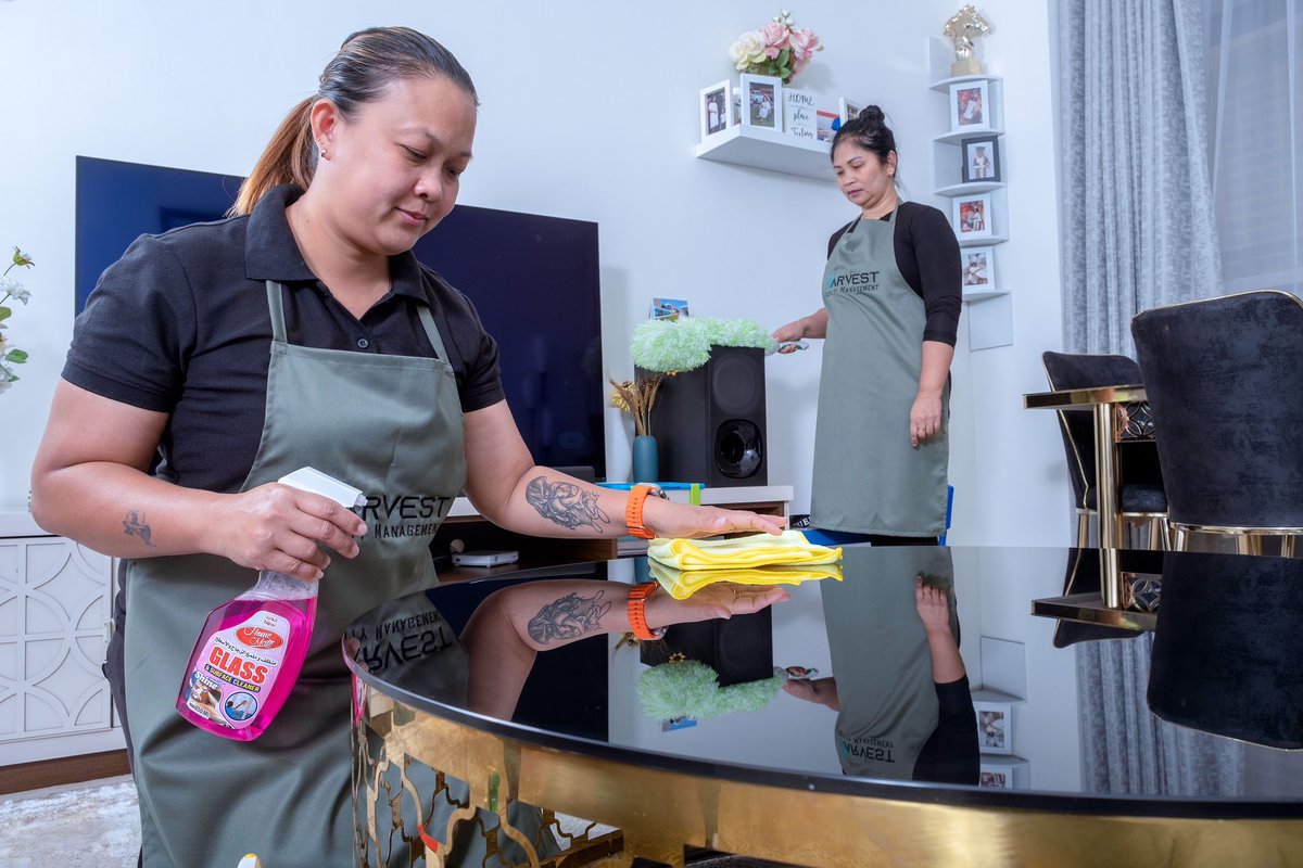 Harvestfms's tweet photo. 🤔What’s better than owning an apartment in the UAE? 

-Owning an apartment you never have to clean!😁 

- Don’t worry about the dirty corners in your apartments, offices or villas, you #justleaveit#wellcleanit . Cleaning project starting this August! https://t.co/gu4t6r7T5L