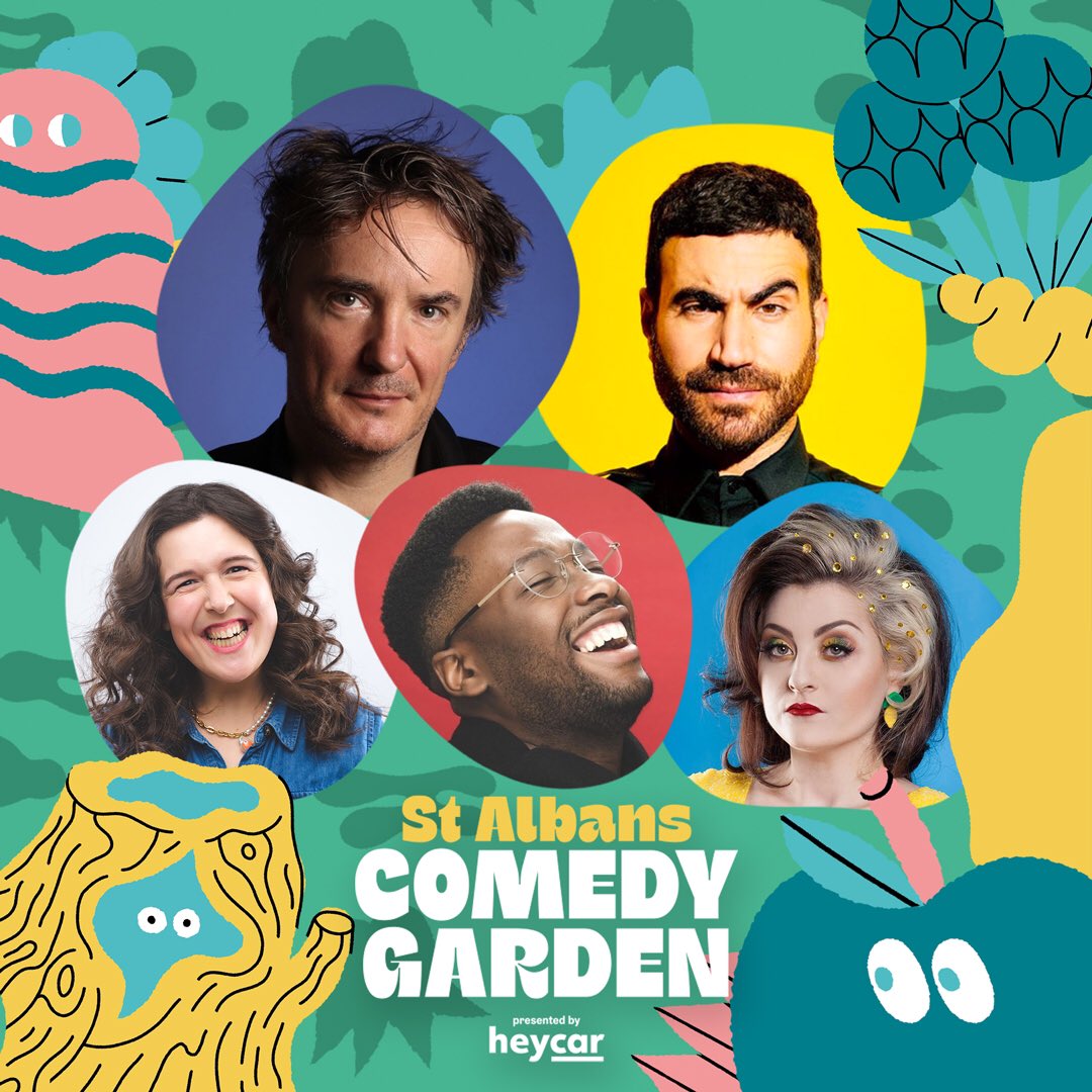 STAComedyGarden's tweet photo. Our sixth and final show this week! 🏁

Seeing out the 2023 event in style 🕺

Your comedy super stars tonight are: 

🌻DYLAN MORAN
🌻BRETT GOLDSTEIN
🌻TADIWA MAHLUNGE 
🌻ROSIE JONES 
🌻KIRI PRITCHARD-MCLEAN

See you there 👉 https://t.co/ZkygsX1YIb
