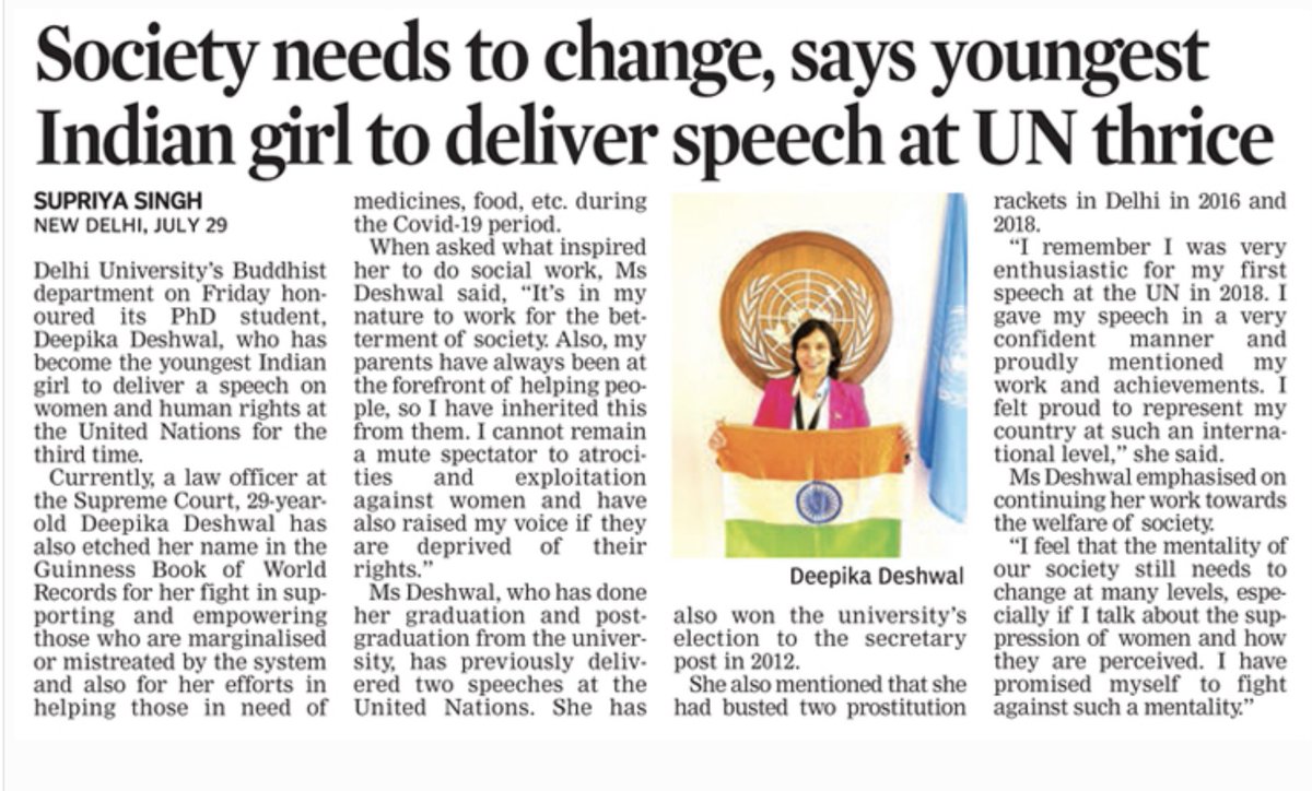deepikadeshwal's tweet photo. Thanks @DeccanChronicle #AsianAge #dubeat https://t.co/Wl58odi7XJ