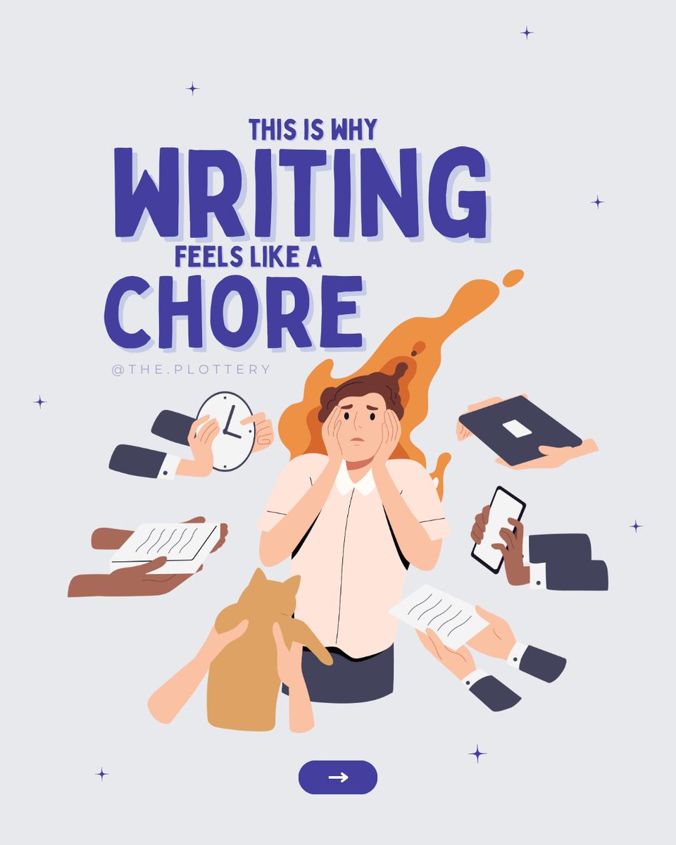 Ever had the feeling like your writing is becoming uncomfortable and unenjoyable? I’ll tell you why this is a bunch of nonsense in today’s post!
📌instagram.com/the.plottery/
#WritingCommunity #AuthorsOfTwitter #writerslife