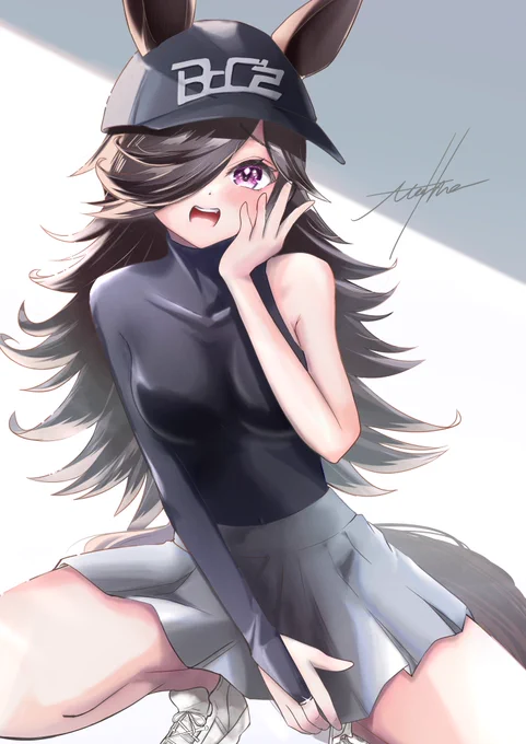 #今月描いたイラストを晒そう #ライスシャワー  もう7月終わり!?
