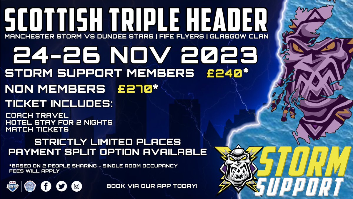 Mcr_Storm's tweet image. 𝗦𝗖𝗢𝗧𝗧𝗜𝗦𝗛 𝗧𝗥𝗜𝗣𝗟𝗘 𝗛𝗘𝗔𝗗𝗘𝗥 

@Mcr_StormSuprt are now taking bookings for our 𝗦𝗖𝗢𝗧𝗧𝗜𝗦𝗛 𝗧𝗥𝗜𝗣𝗟𝗘 𝗛𝗘𝗔𝗗𝗘𝗥 in November! 

#WeAreStorm | #Manchester