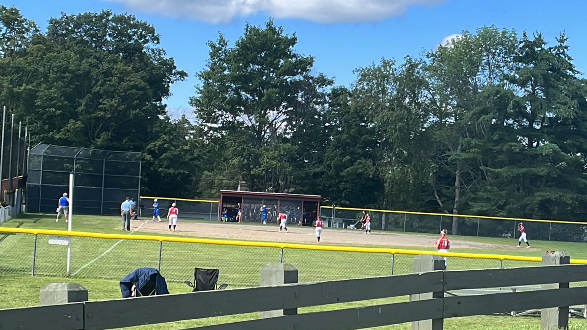 Beautiful day to watch softball in New Hampshire!