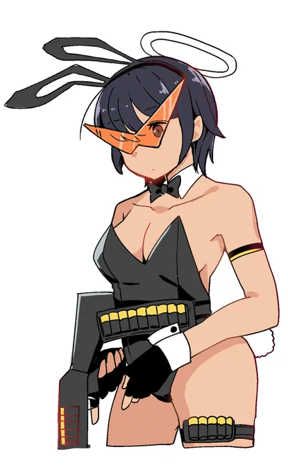 ブルアカ第17任務に出てくるバニーガールモブのこの子… ドエロエロレロレロなんですけど? なので描きました…  #ブルアカ
