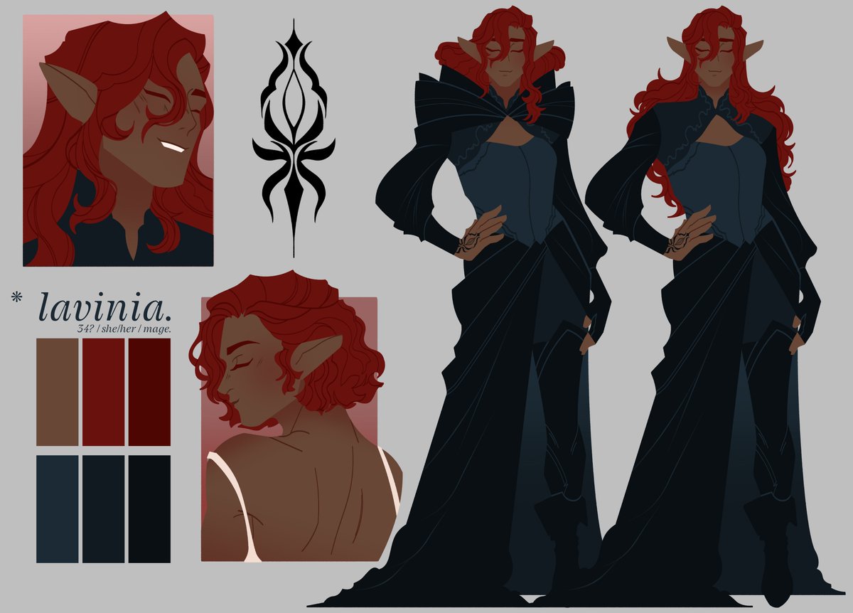 「ref sheets of ocs for a new project perh」|avey / cmmssns 3/5のイラスト