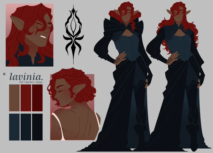 ref sheets of ocs for a new project perhaps