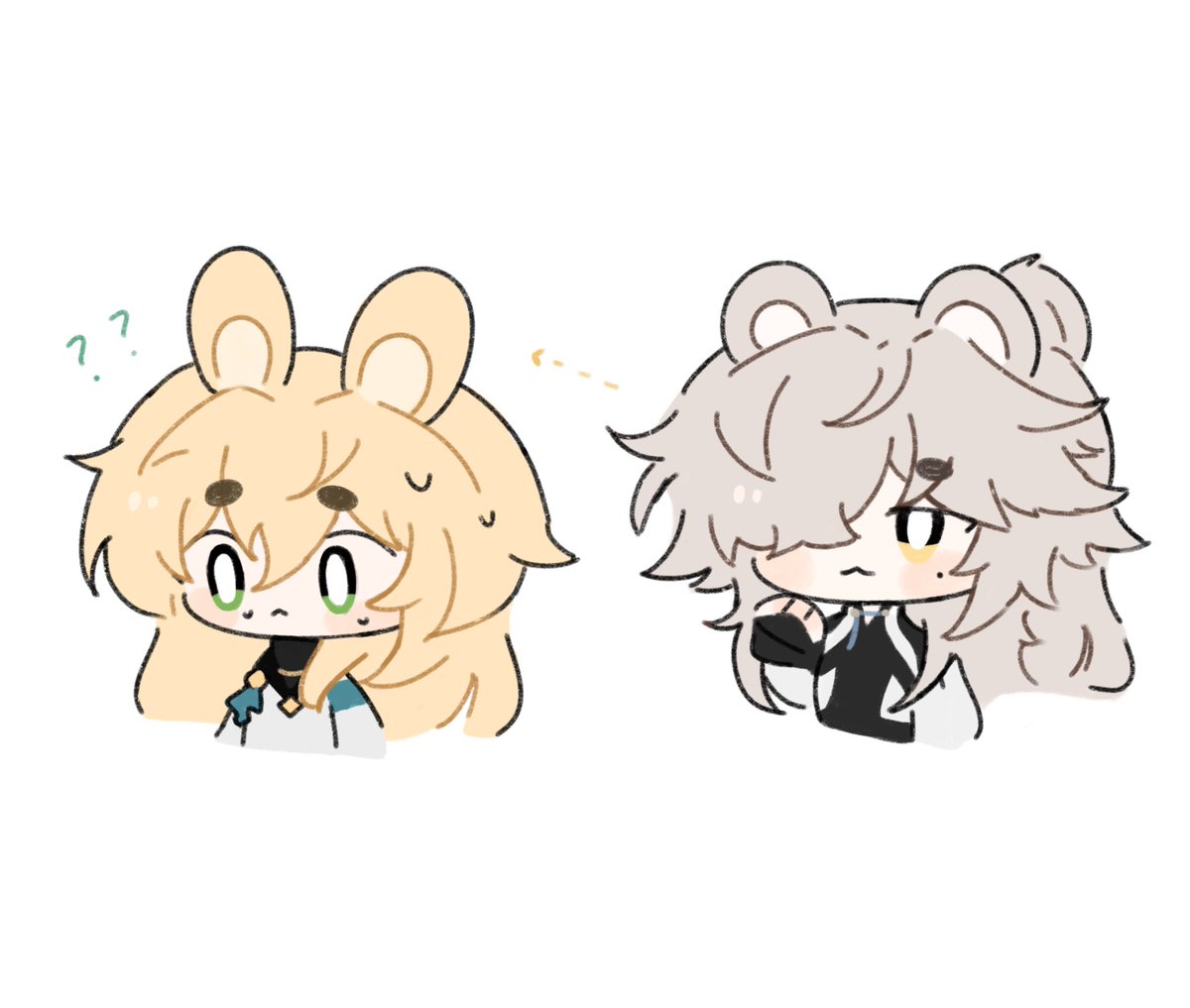 Makiywa's tweet photo. 🐰🦁

#jingluo #jingcha https://t.co/8pJkuR6xP8