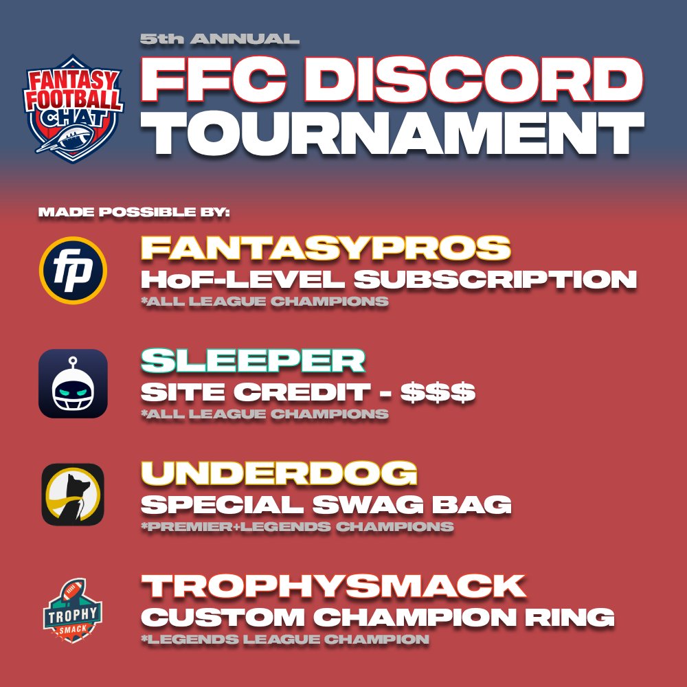 SpaceGhostForce's tweet photo. Did someone say... prizes?? 👀

Limited spots available. Register today @ https://t.co/C0jHrQylTt

#FantasyFootball #NFLTwitter https://t.co/jbDvpRU9JQ