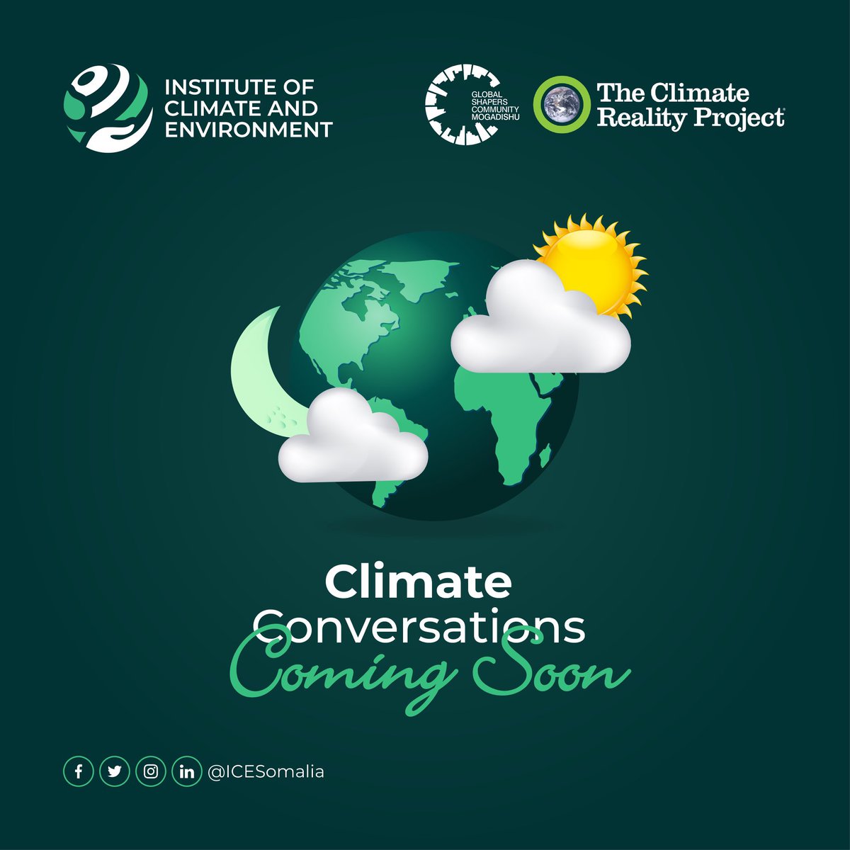 Exciting news!📢 We @MogShapers are thrilled to unveil Mogadishu #ClimateConversations, a groundbreaking initiative in partnership with @ICESomalia. Through workshops and community dialogues, we aim to educate, inspire, and take action towards a climate-resilient city. Get…