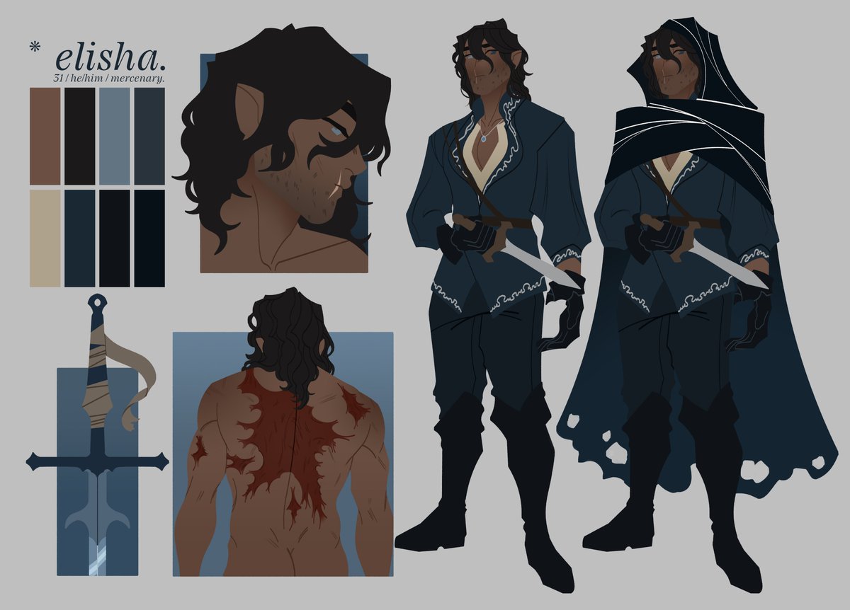 「ref sheets of ocs for a new project perh」|avey / cmmssns 3/5のイラスト