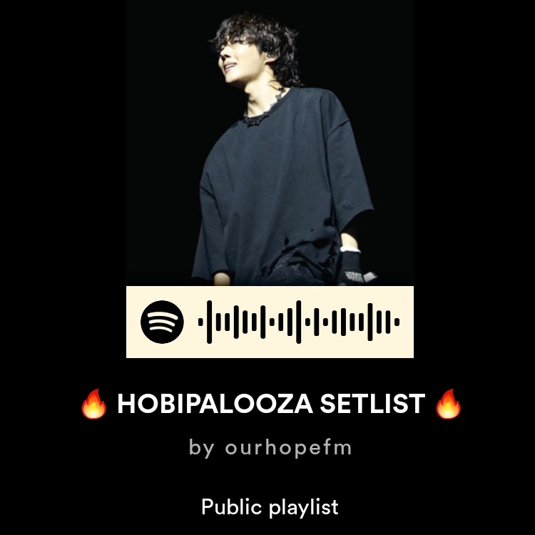 panda_polite's tweet photo. RELIVE THE HISTORIC PERFORMANCE

Join OurHOPEfm as we stream to relive the epic stage and performances by #JHOPE

📅 31 JUL-1 AUG, 23 (MON-TUE)
⏰️ 9AM KST 
📻 https://t.co/J9adwAuhPI
🟢 HOBIPALOOZA SETLIST + on the street (PL Link ⬇️)

See u guys at #HOBIPALOOZA tomorrow!! https://t.co/EETA5q8Rne