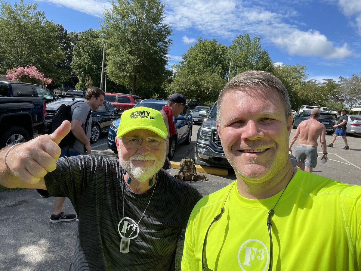 duncan27889's tweet photo. Had the privilege of participating in the 2023 Sasquatch yesterday, put on by @F3ENC. They always do a great job of putting it together. It was hot &amp; humid and I’m sore today, but had a lot of fun.  Can’t wait until next year. @F3WashingtonNC #2023sasquatch https://t.co/C1Ez4pRQwp
