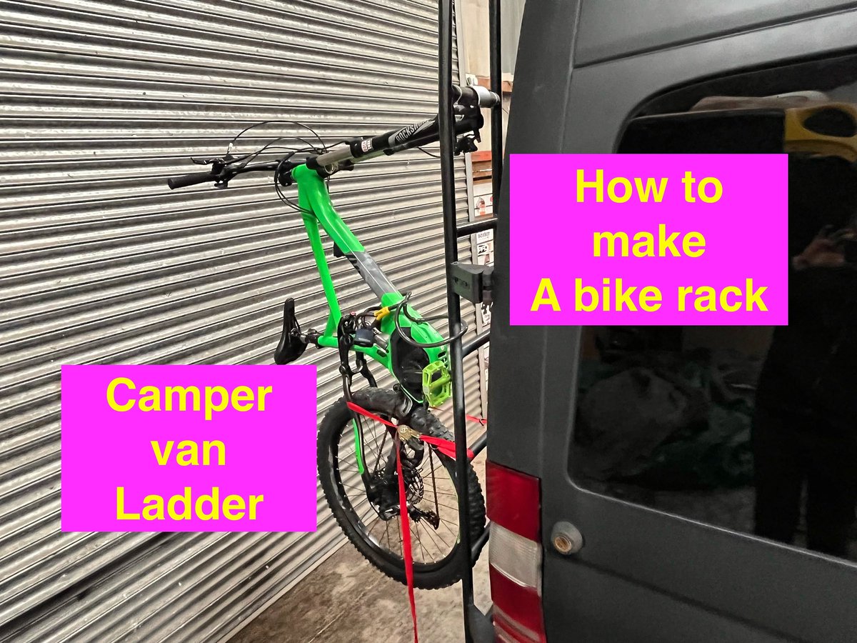 I made a simple bracket to hang the mountain bike on the van ladder, check it out on YouTube 

youtu.be/CZbq0FNff34

Channel link in bio
#youtube 
#bikerack 
#ebike 
#mountainbike 
#campervan