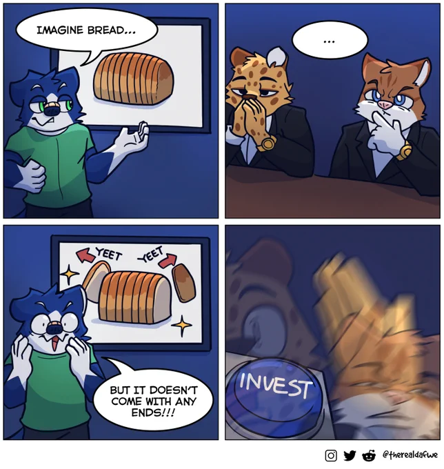 Why isn't this a thing already, just turn the ends into bread crumbs or something qwq 