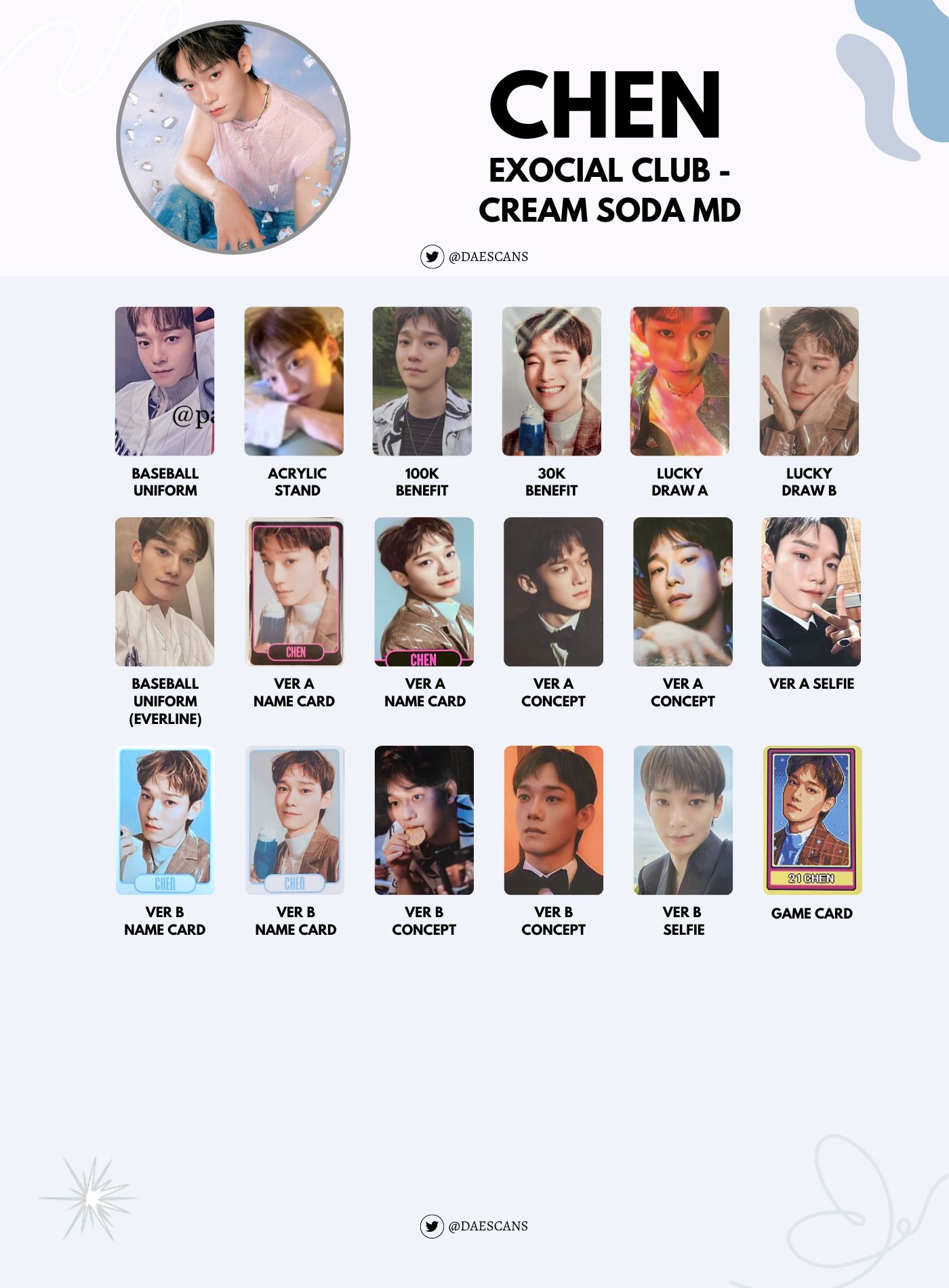exo EXOcial Club Cream Soda トレカ ベッキョン  ② exo EXOcial Club Cream Soda トレカ ベッキョン ②