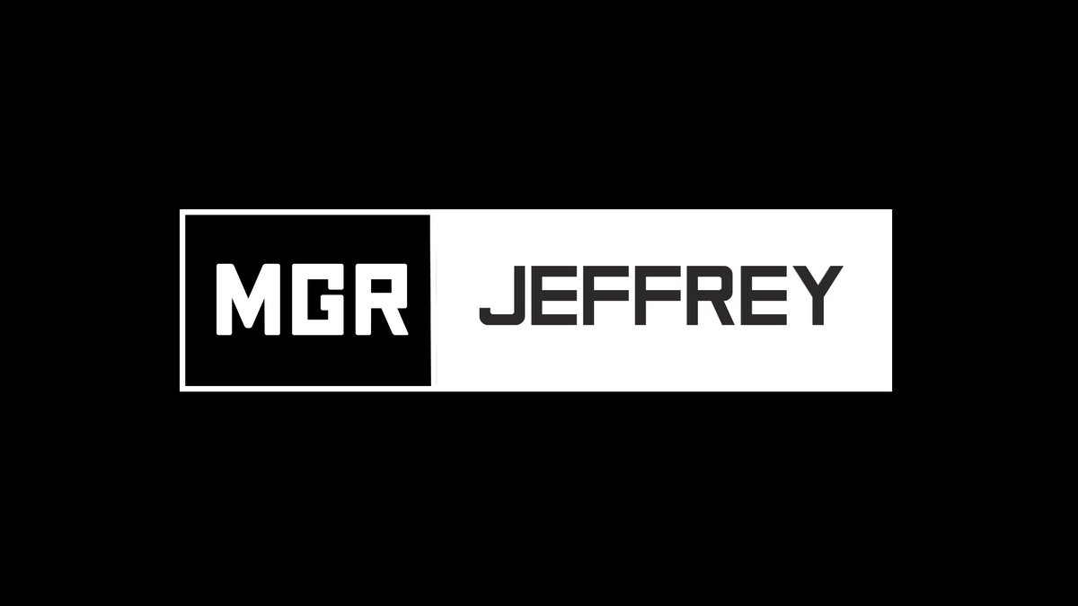 MgrJeffrey's tweet photo. Come on, people! Let's have a little Twitter laugh! I have an idea for that! 😂🩵 [My original logo vs my "X"-style logo] https://t.co/BR4Dro6ExV