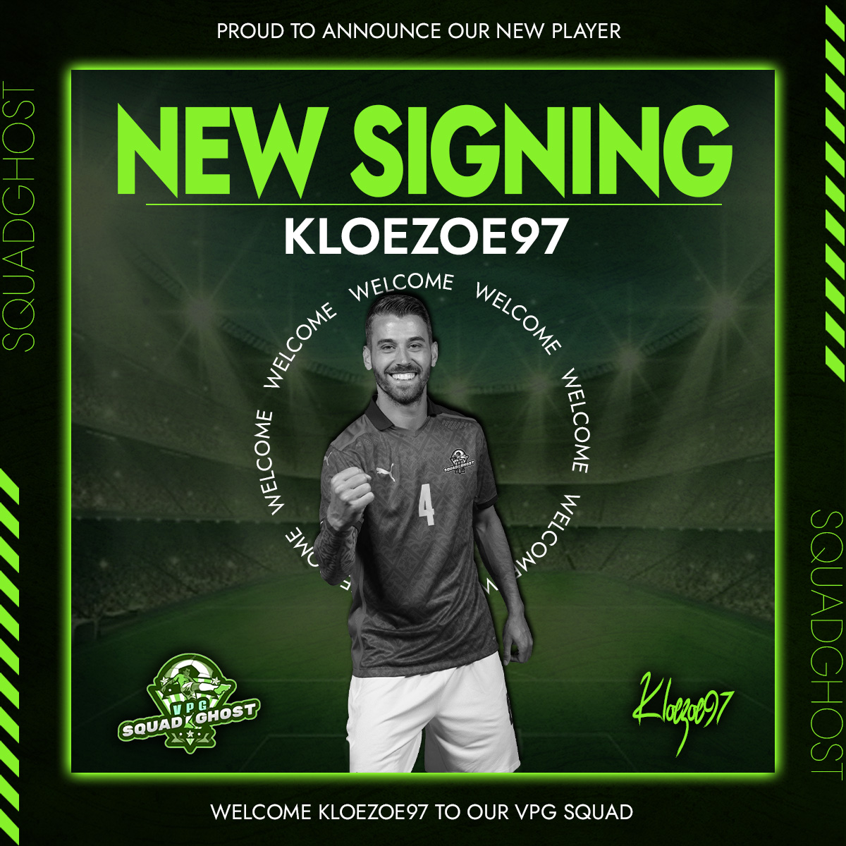 Ghost__Buddies's tweet photo. 🟢┇SQUAD GHOST ┇⚫

We are proud to announce our new Signings🖋!!💪
 
🧠┇Nelizz89 🇳🇱
🧤┇Gekkepandajongen 🇧🇪
🧠┇Kloezoe97 🇳🇱
 
Welcome guys to our VPG Squad!💚
 
Wish you all Goodluck🍀
 
#OneTeam #OneTask #Oneforall #Allforone https://t.co/hOVIOGgowV