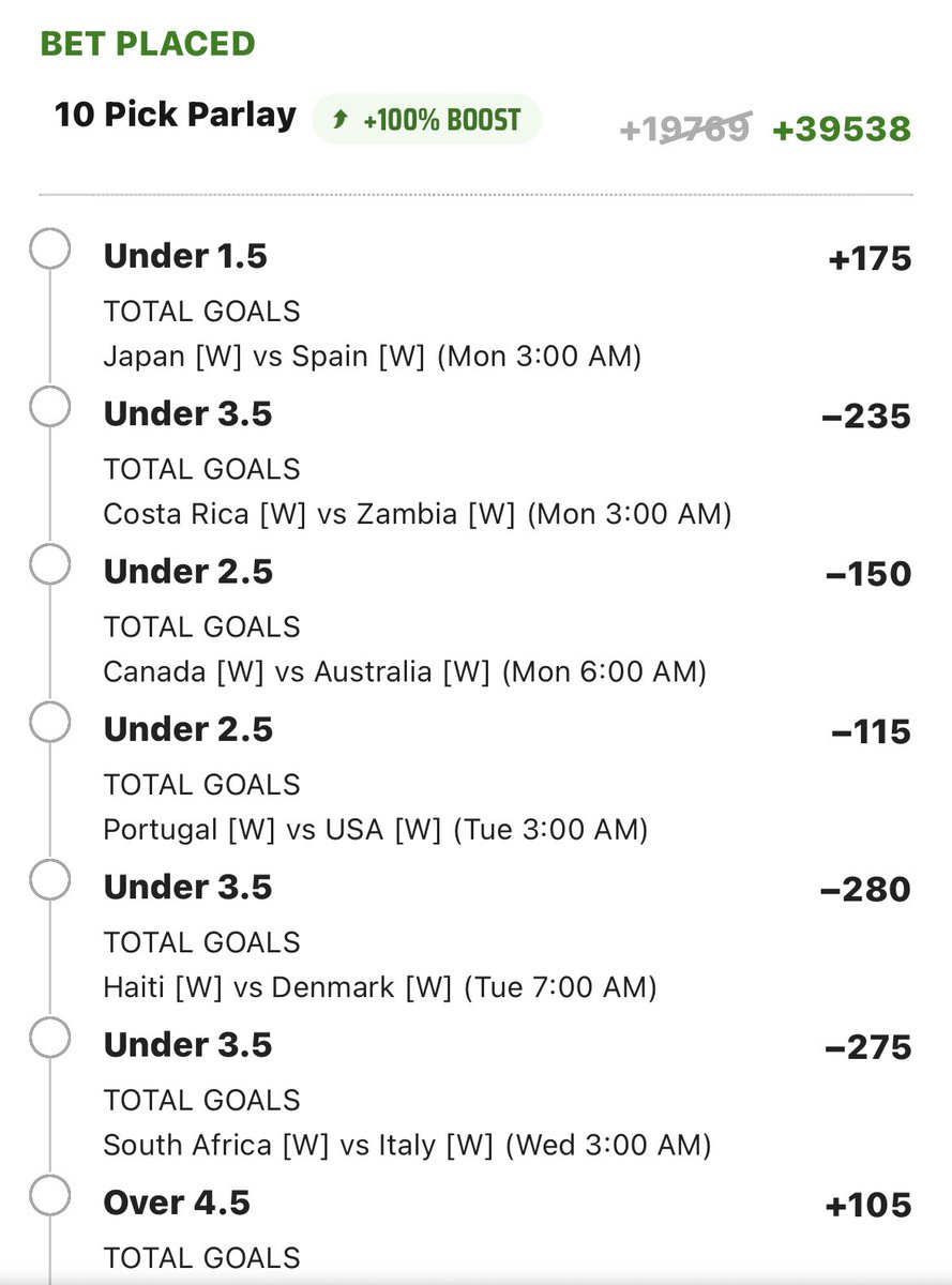 SlightlyPlusEV's tweet photo. 🚨$1000 GIVEAWAY!!!!!🚨

If this WWC parlay hits I’ll give away $500 to two people at random.

Like, retweet, and follow @SlightlyPlusEV to enter! 

If you want to play it yourself, its 1% EV https://t.co/Ap0AQsoPSa