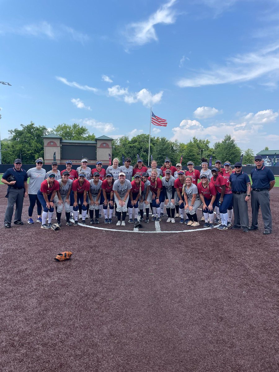 Emily18Hall's tweet photo. Played against the best of the best this past week. The opportunity was amazing and I learned so much to improve my game. Thank you to @thealliancefp for this opportunity. 

@clemsonsoftball 
@AJDaugherty1 
@AggieSoftball https://t.co/1qzqSbA6C8