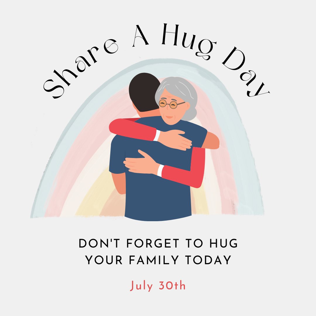 Share A Hug Day: Don't forget to hug your family today! 🤗

MadisonHallApts.com
#makemadisonhallhome #madisonhall #apartments
#clemmonsnc #clemmons #shareahugday