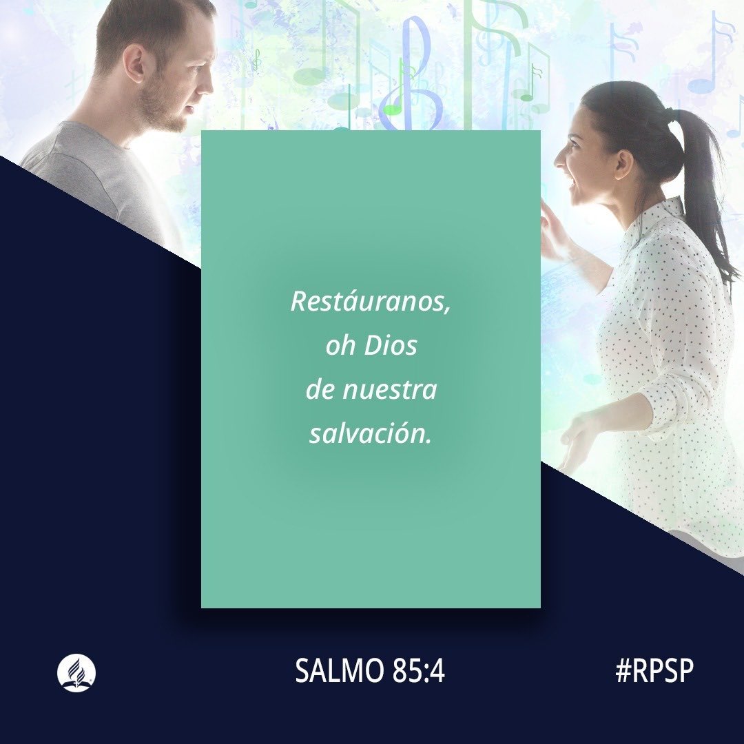 Pr_JaimePerez's tweet photo. #Salmo85
“Muéstranos, oh Jehová, tu misericordia, y danos tu salvación.
Escucharé lo que hablará Jehová Dios; porque hablará paz a su pueblo y a sus santos.
Ciertamente cercana está su salvación a los que le temen.” (7-9)
¡Amén! https://t.co/s16TBRGext