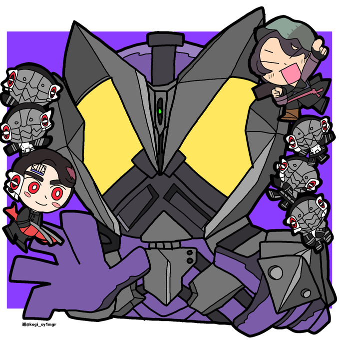 ②仮面ライダー滅 +α #特撮版深夜の真剣お絵描き60分一本勝負S