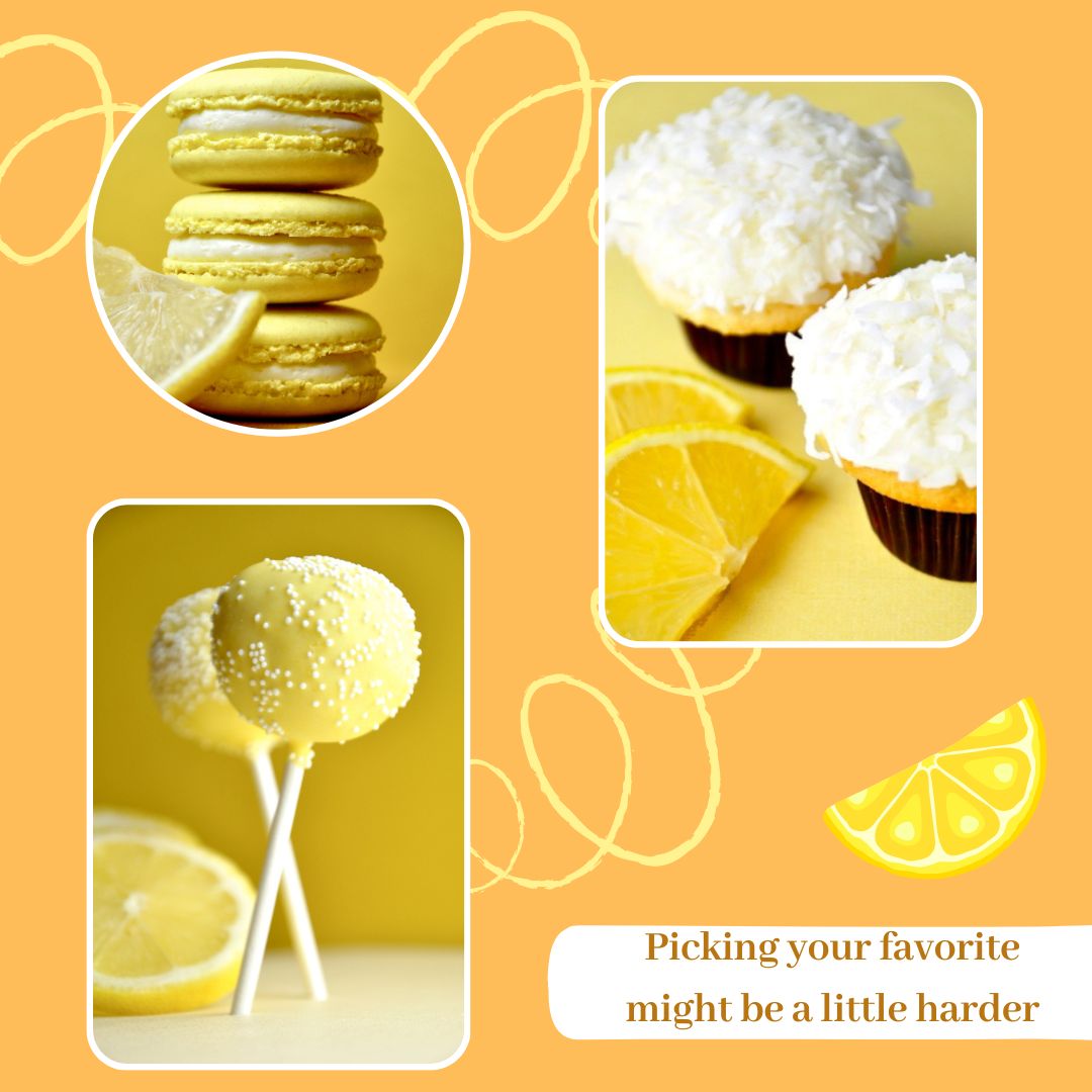 Sugar Bliss (@sugarblisscakes) on Twitter photo Picking your favorite may not be “Easy Peasy Lemon Squeezy” 🍋! Try our selection of lemon products ranging from cupcakes to cakepops, French macarons and even bars! #chicago #chicagobakery #smallbusiness #womanowned #blissfullysweet #chicagosummers #chicagoloop #lemons #lemonbar Picking your favorite may not be “Easy Peasy Lemon Squeezy” 🍋! Try our selection of lemon products ranging from cupcakes to cakepops, French macarons and even bars! #chicago #chicagobakery #smallbusiness #womanowned #blissfullysweet #chicagosummers #chicagoloop #lemons #lemonbar