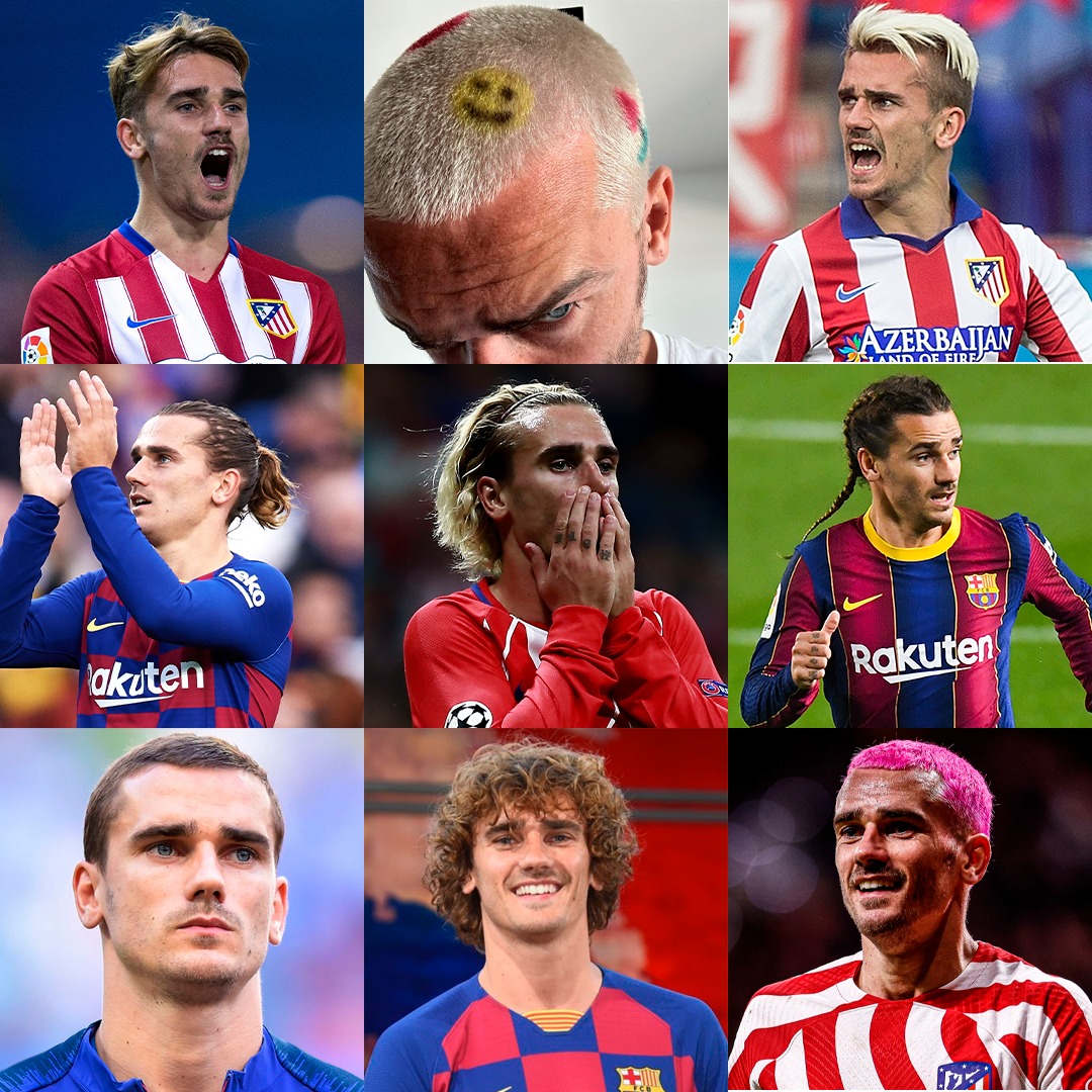 Antoine Griezmann ditches ponytail for his old look as he returns to  Atletico Madrid after flop Barcelona spell | The Sun