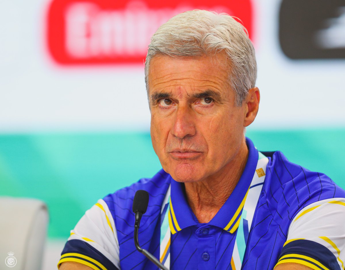 في المؤتمر الصحفي لمباراة #النصر_الاتحاد_المنستيري 🎙️
السيـد لويس كاسترو يتحـدّث 💛
#كأس_الملك_سلمان_للأندية