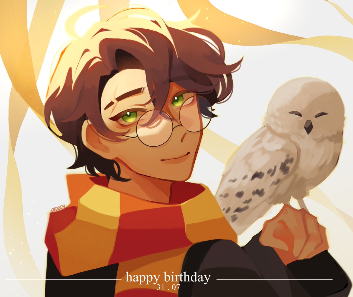 ☀️ golden boy; dearest love.

#HappyBirthdayHarryPotter #HarryPotter