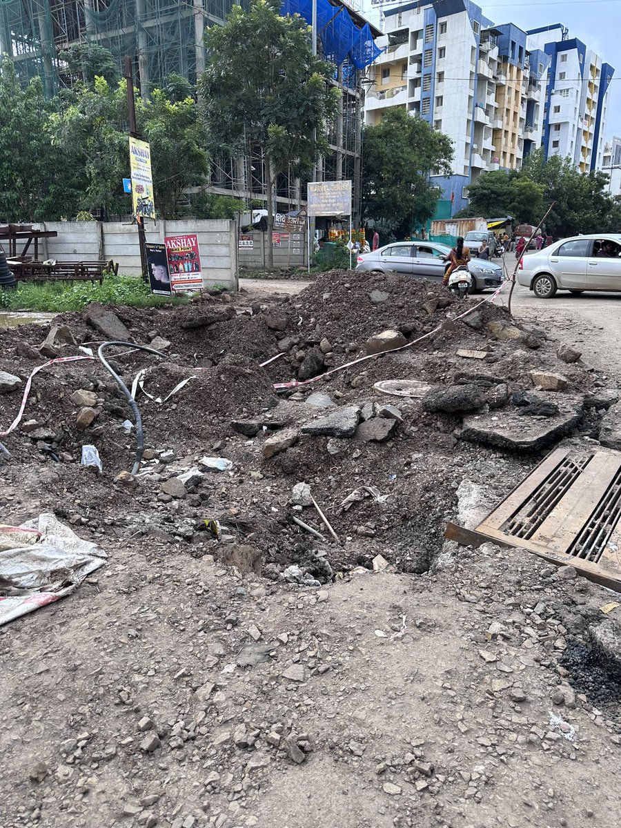 SatishJoshi_1's tweet photo. Dear Sir 
pictures from #DP road Kharadi, contractor is harassing people since last 6 to 8 month in entire area. 
Below pending work from last 2 week and no ETA.

they are giving invitation for accident. 
@aaplasurendra 
@Dev_Fadnavis 
@jagdishmulikbjp 
@AjitPawarSpeaks https://t.co/RLsIx3b6mm