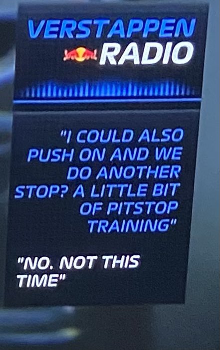 Vetteleclerc's tweet photo. The team radio between Max and GP is just pure gold

#BelgianGP https://t.co/VmncrufRWK