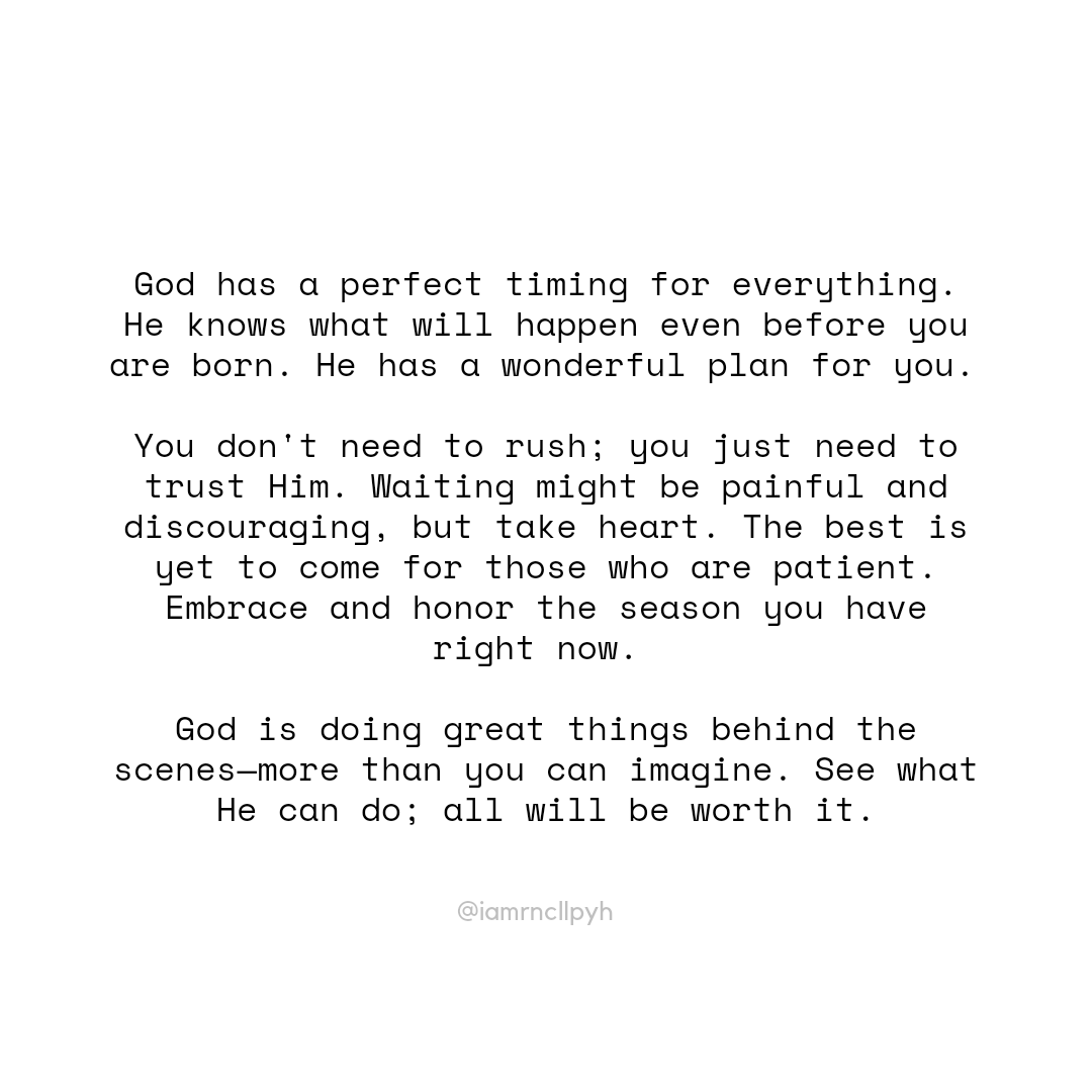 iamrncllpyh's tweet photo. He has made everything beautiful in its time. Also He has put eternity in their hearts, except that no one can find out the work that God does from beginning to end.
Ecclesiastes 3:11 NKJV https://t.co/V4xxrbmvkx