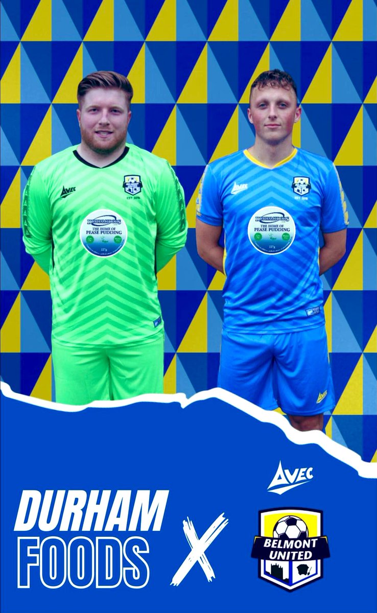 BelmontUnitedFC's tweet photo. 🆕🧵| 𝐍𝐞𝐰 𝐓𝐡𝐫𝐞𝐚𝐝𝐬 🔥 

Introducing our new home strip from @AvecSport proudly sponsored by Durham Foods Limited &amp; Durham Stoves and Fireplaces 😍

🟦🟨 | #UTB https://t.co/mX0IxFRRAM