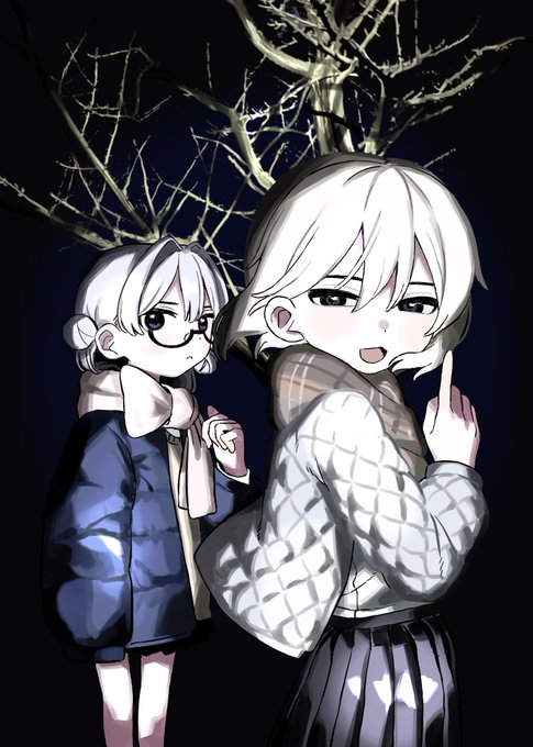 「bare tree hair between eyes」 illustration images(Latest)