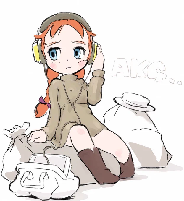 #見た人は無言で赤髪を載せる