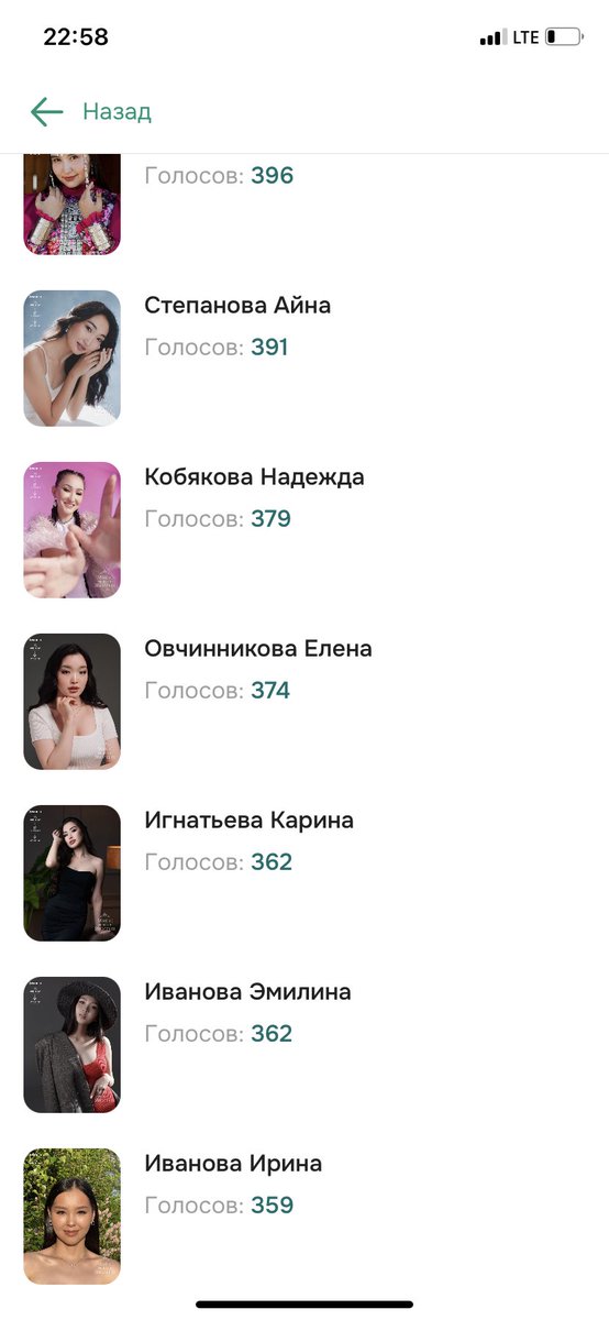Я наверное уже вас всех достала😔🤣давайте добьем до 400🙏🏻🤩,а то еще чуть чуть и вылечу из топа
Скачиваем приложение Most->после регистрации по номеру телефона->находим раздел голосовать->в поисковике находим«Игнатьева Карина»->нажимаем отдать голос🙏🏻❤️
 apps.apple.com/app/id64439326…