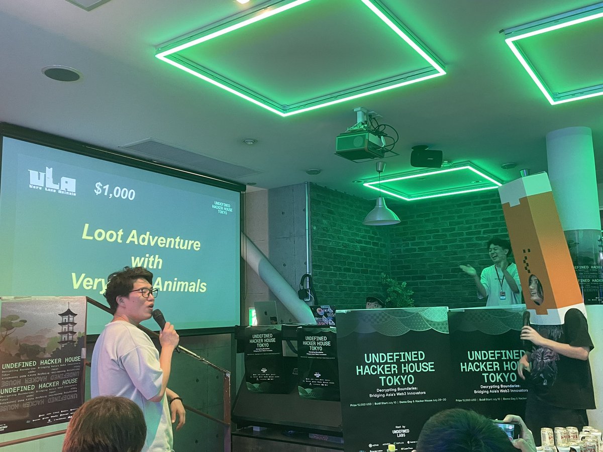 Loot_Adventure's tweet photo. We received a PRIZE from VeryLongAnimals (@verylonganimals) at Undefined Hacker House! Thank you so much @gdvonly and let's work together to make AW a reality!

#UndefinedHackerHouse https://t.co/9QmA3LFXkn