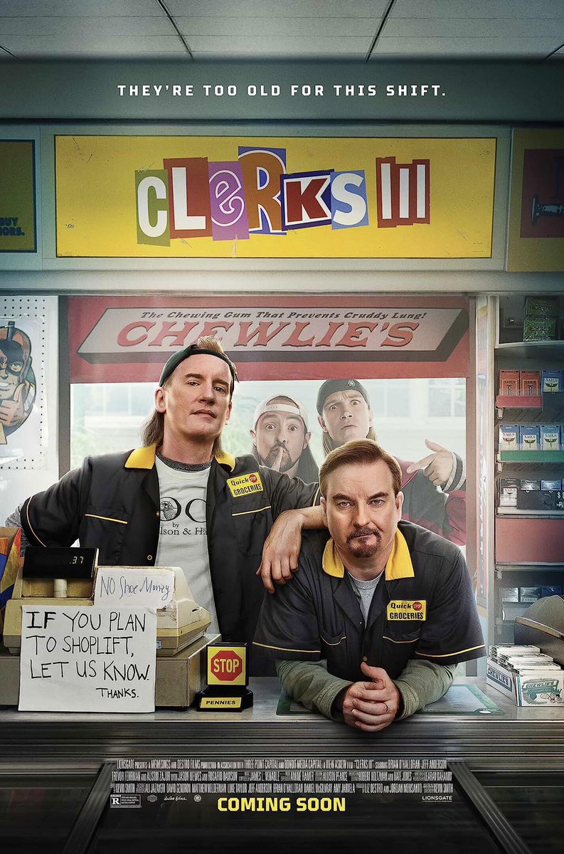 For our 250th episode, there could only be one movie. Join us as we visit the Quick Stop one final(?) time to catch up with Dante and Randall as they deal with the real consequences of getting older. This is #ClerksIII.

open.spotify.com/episode/46qoEE…

@ThatKevinSmith #FilmTwitter