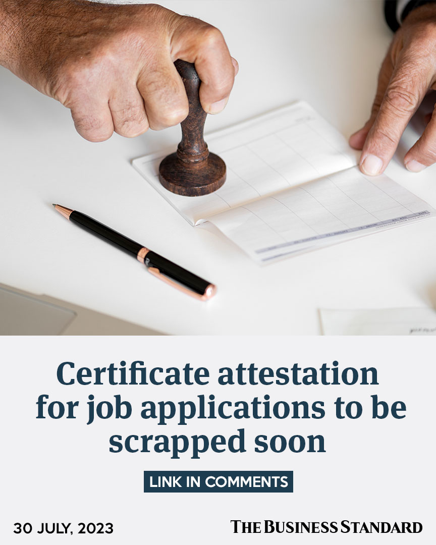 tbsnewsbd's tweet photo. The procedure of attestation of certificates by first-class gazetted officers for job applications will be lifted soon, State Minister for Public Administration Farhad Hossain said today.
#certificateattestation #Attestation #attesting #jobapplications #Bangladesh #TBSNews https://t.co/FgEy7V7QmW