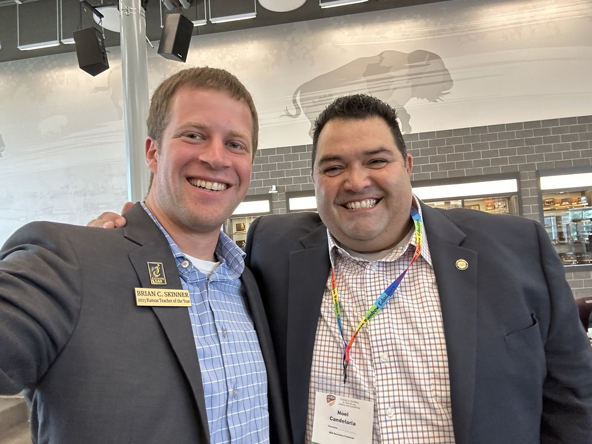 NoelCandelaria's tweet photo. Yesterday, I had the opportunity to speak &amp; spend the day with our members in Kansas at their Summit in the West: A Time of Joy, Justice &amp; Excellence!

An inspiring &amp; powerful day as they lean into their superpower as educators to create the public schools our students deserve. https://t.co/vsIikYYnht